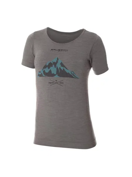 Koszulka turystyczna OUTDOOR WOOL PRO z wełną merino czarna