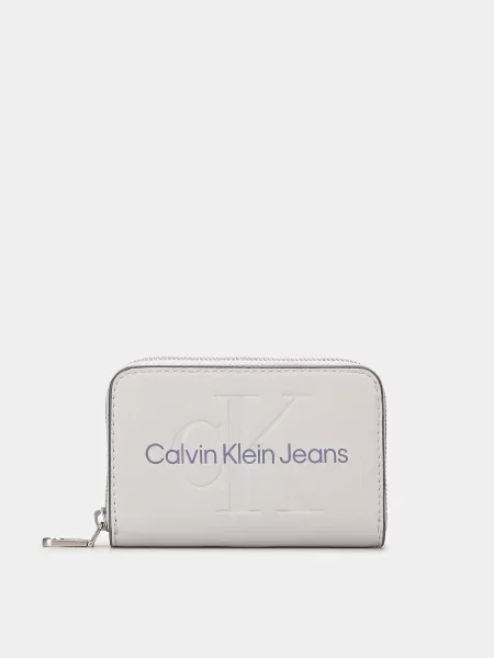 Calvin Klein Гаманець Поліуретан сірий