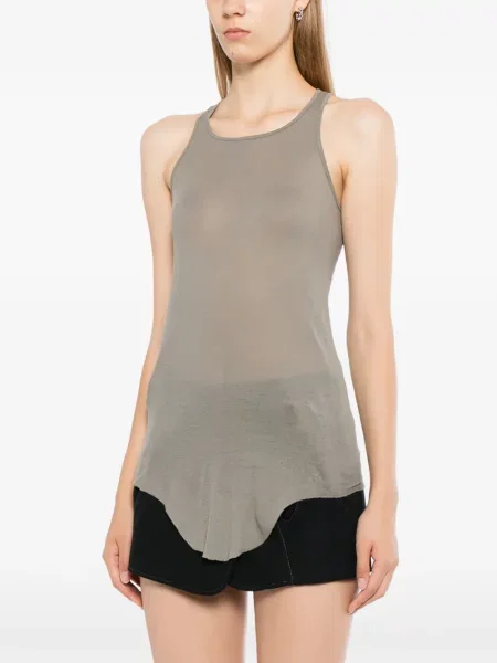 Top Rick Owens asimetric gri