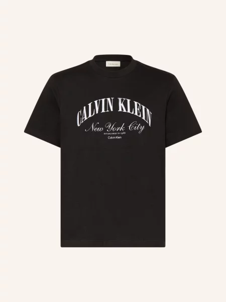 Calvin Klein Jeans Tričko černá bílá