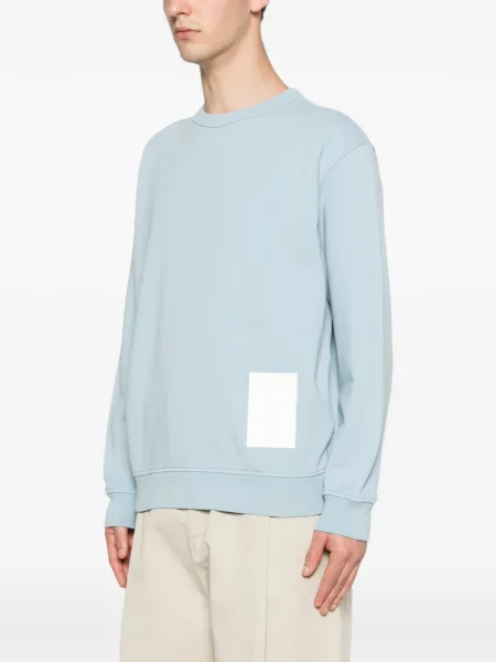 Φούτερ Stone Island με στρογγυλή λαιμόκοψη πέτρες μπλε