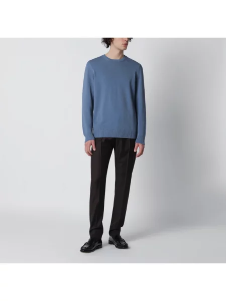 Sweter Drumohr niebieski