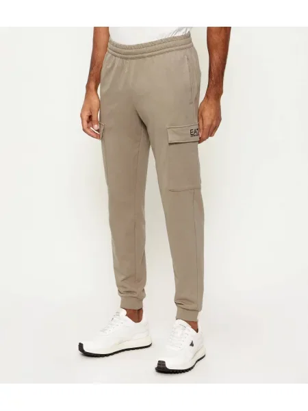 Pantaloni sport Emporio Armani Ea7 bej