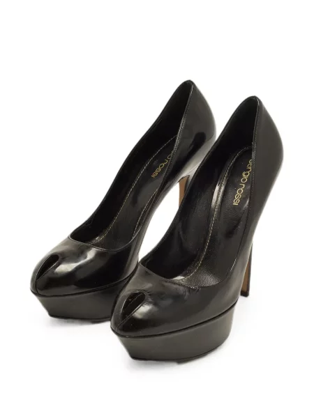 Pantofi cu toc Sergio Rossi din piele negru