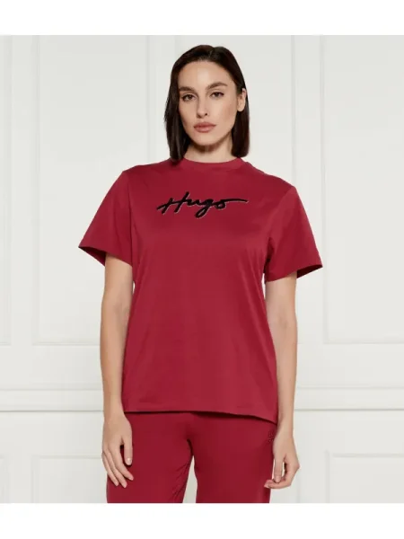 HUGO Póló VINTAGE piros