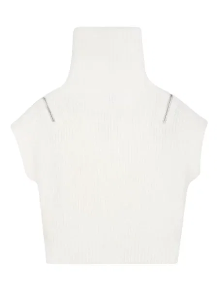 Sweter z golfem dziecięcy Dkny biały