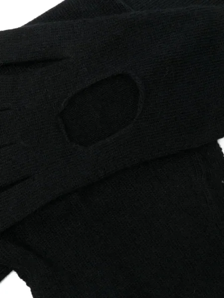 Mănuși Moschino de lână negru