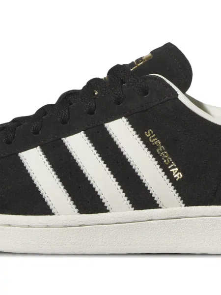 Sneakerși Adidas Superstar cu dungi negru
