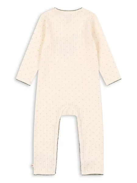 Konges Sløjd kombinezon za bebe MINNIE ONESIE GOTS bež