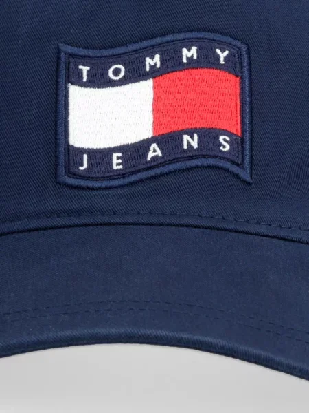 Tommy Jeans Čiapka námornícka modrá / červená biela