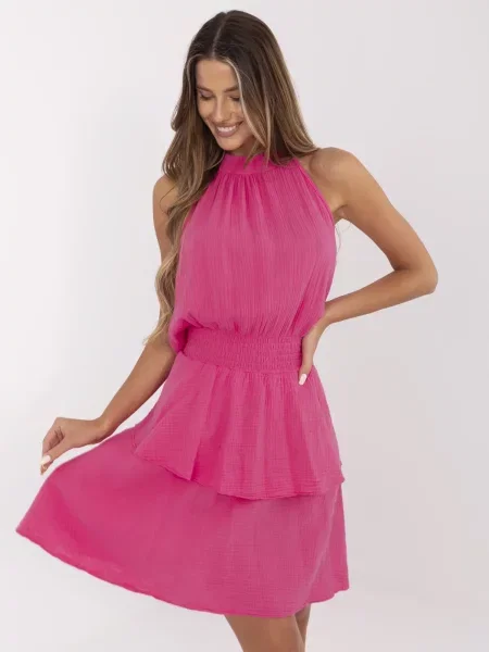 Rochie Italy Moda de costum fucsie