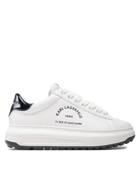 Pantofi Karl Lagerfeld din dantelă alb