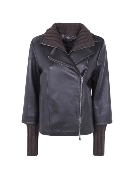 Geanta de piele The Jackie Leathers maro