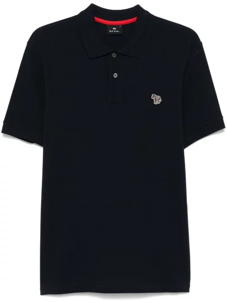 Polo Ps Paul Smith cu model zebră albastru