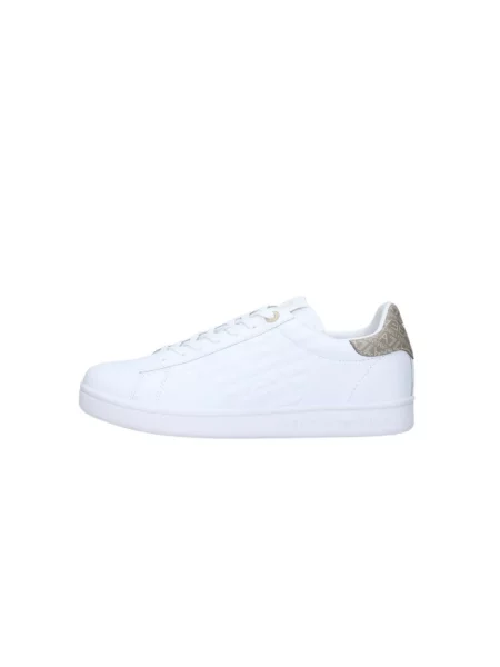 Sneakersy Emporio Armani skórzane klasyczne białe