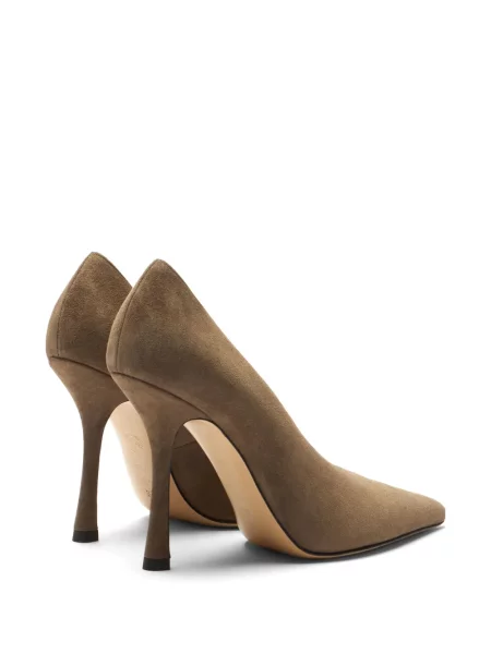 Pantofi cu toc Casadei asimetrice maro