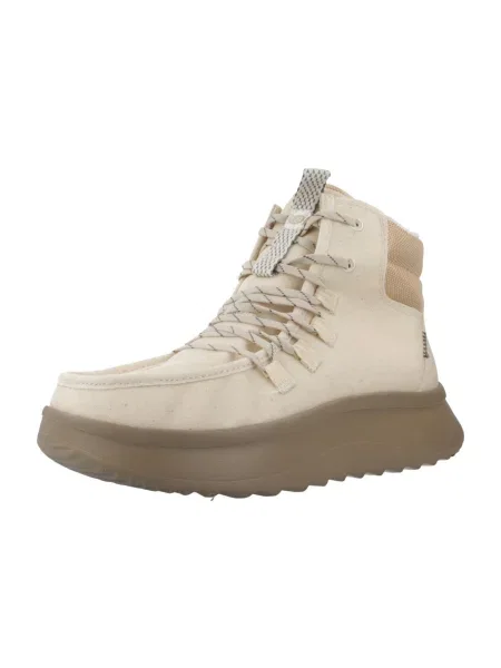 Keprové kozačky Heydude béžové