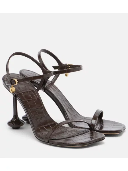 Sandale Loewe din piele maro