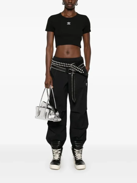 Koszulka Adidas z siateczką do kolan garniturowa niebieska