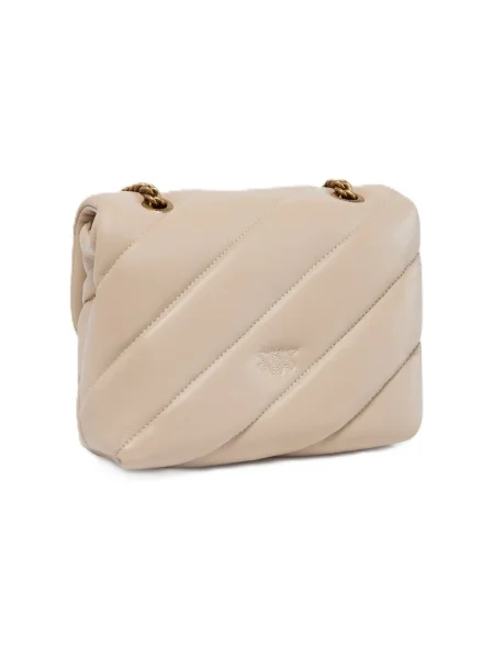 Crossbody kabelka Pinko béžová