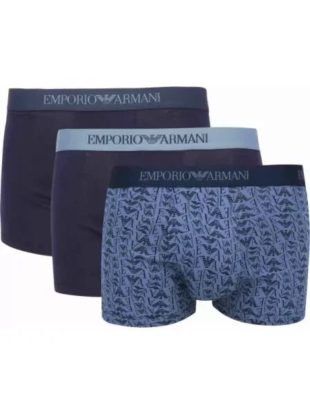 Emporio Armani 3 db-os boxeralsó szett kék