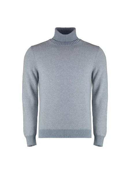 Sweter z golfem Malo niebieski