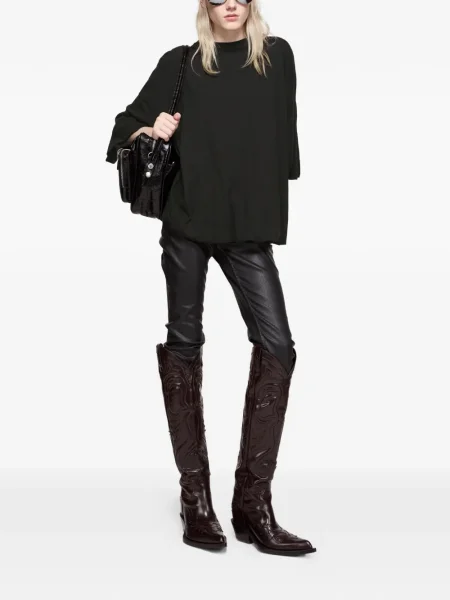 Tricou Acne Studios cu imagine negru