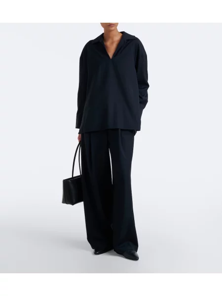Pantaloni 's Max Mara de lână albastru