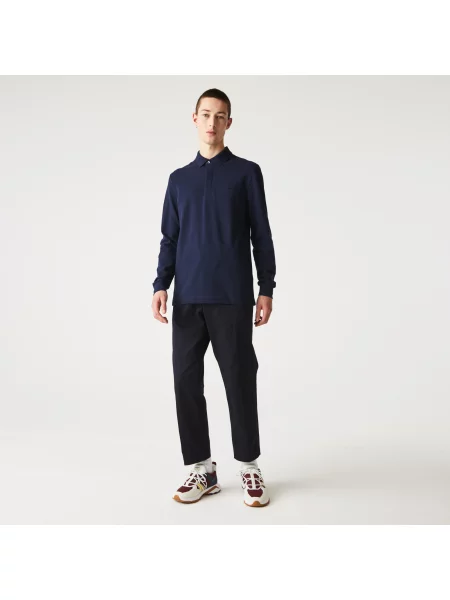 Поло Lacoste синее