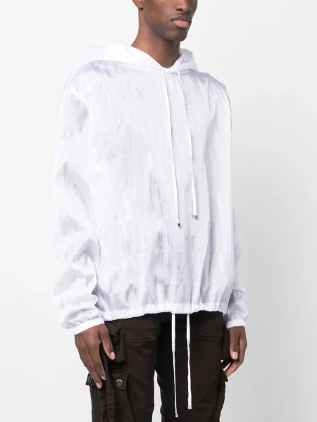 Hoodie Amiri με σχέδιο λευκό