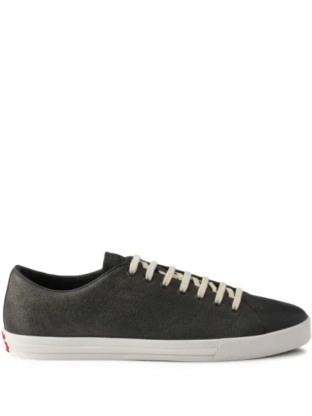 Sneakerși Prada cu șireturi din dantelă negru