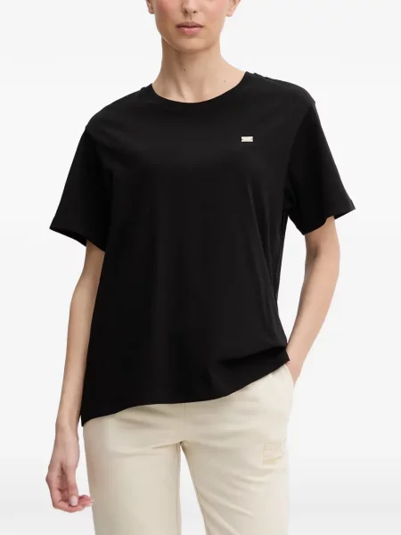 Tricou Ea7 Emporio Armani cu autograf negru