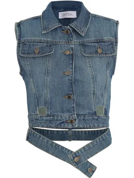 Kurtka Gloria Coelho bez rękawów niebieska