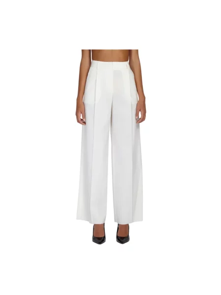 Spodnie Doris S o krotszym kroju białe