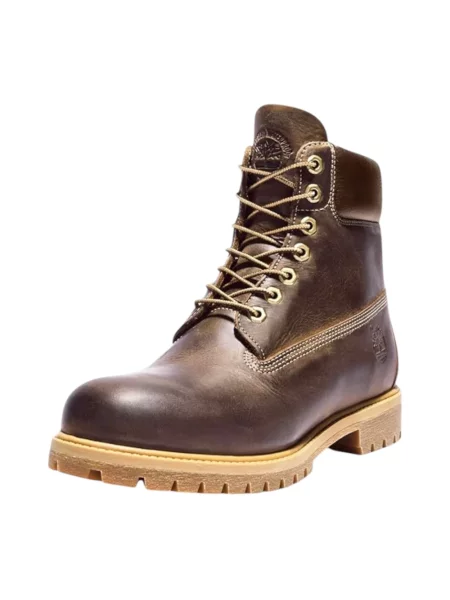 Botki Timberland skórzane brązowe