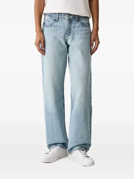 Prugasti ruksak Levi's® visoki struk siva