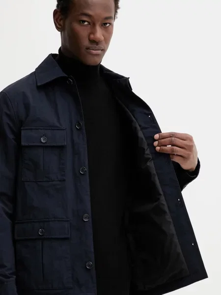 Куртка Bally демісезонна oversize синій