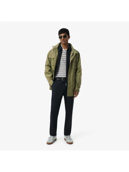 Lacoste Koszulka Polo W Paski Classic Fit szara