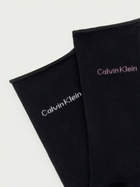 Calvin Klein ponožky dámske s bavlnou čierna