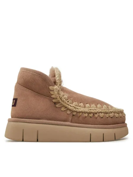 Mou Cizme de zăpadă Eskimo Bounce Sneaker bej