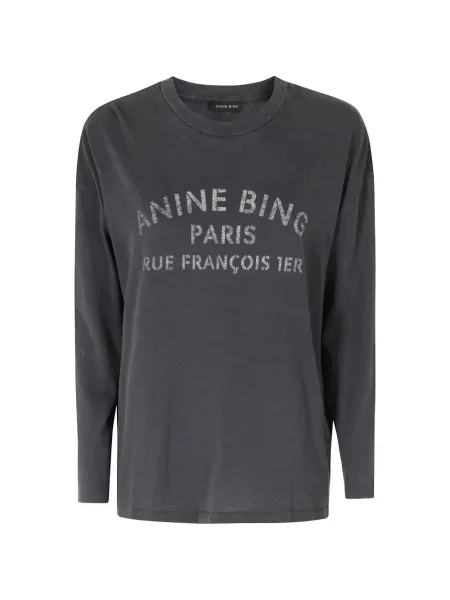 Lung tricou Anine Bing gri