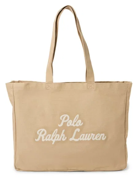 Torba Polo Ralph Lauren skórzana brązowa