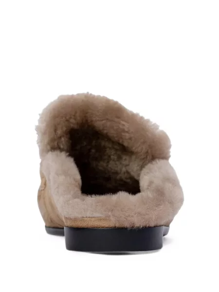 Zomšinės mulės Black Suede Studio be kulniuko juoda