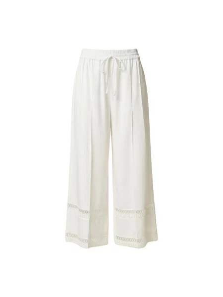 Pantaloni Twin Set alb