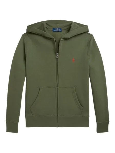 Bluza z kapturem dziecięca Polo Ralph Lauren zielona