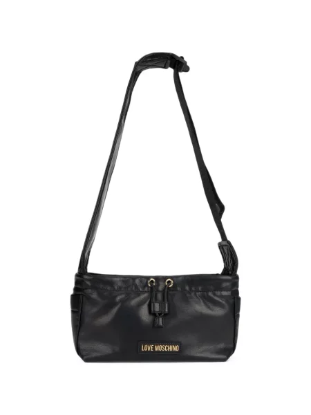 Geantă Love Moschino cu autograf negru