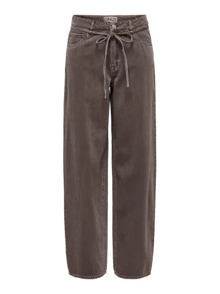 ONLY Blugi Gianna Straight Leg maro