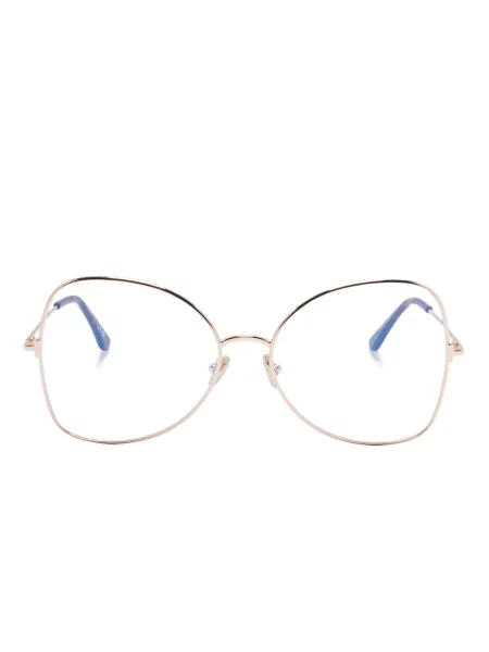 Ochelari de soare Tom Ford Eyewear cu imprimeu geometric maro