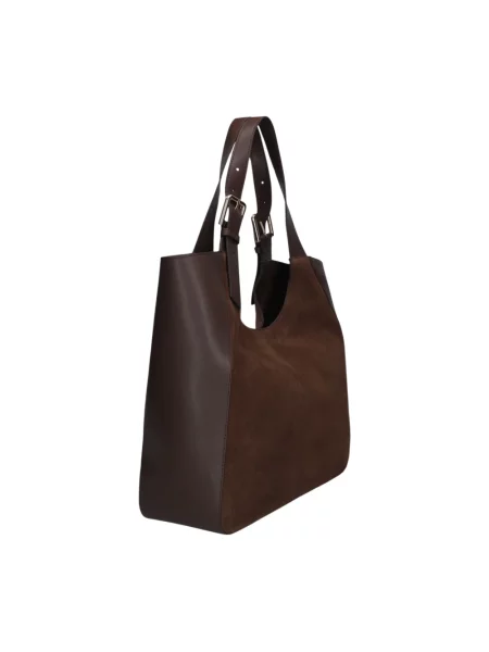 Shopperka Furla skórzana brązowa