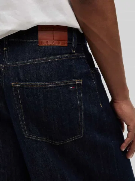 Szorty jeansowe o kroju relaxed fit z czystej bawełny Tommy Jeans niebieskie